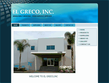 Tablet Screenshot of elgrecoinc.com